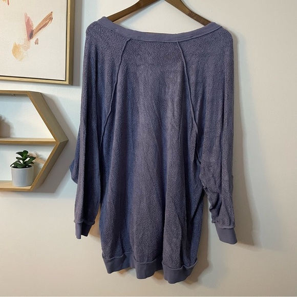 Free People Take It Off Sweatshirt Medium - Picture 3 of 6